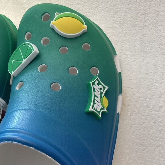 NWOB Crocs Sprite Coca-Cola All Terrain Mens Green Slip On Water Clogs Sandal 11 main image 10